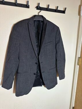 ZARA mens blazer gray/black winter 2015